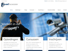 Tablet Screenshot of guardacademy.nl